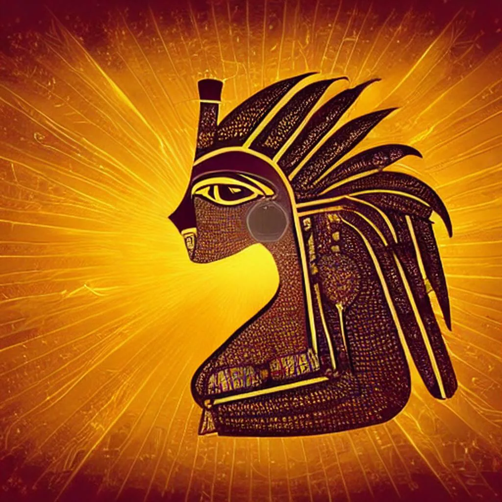 The most important symbols in egyptian culture: Ankh, Scarab beetle, eye of Ra, Lotus flower, Sphinx, Djed Pillar, Feather of Ma'at