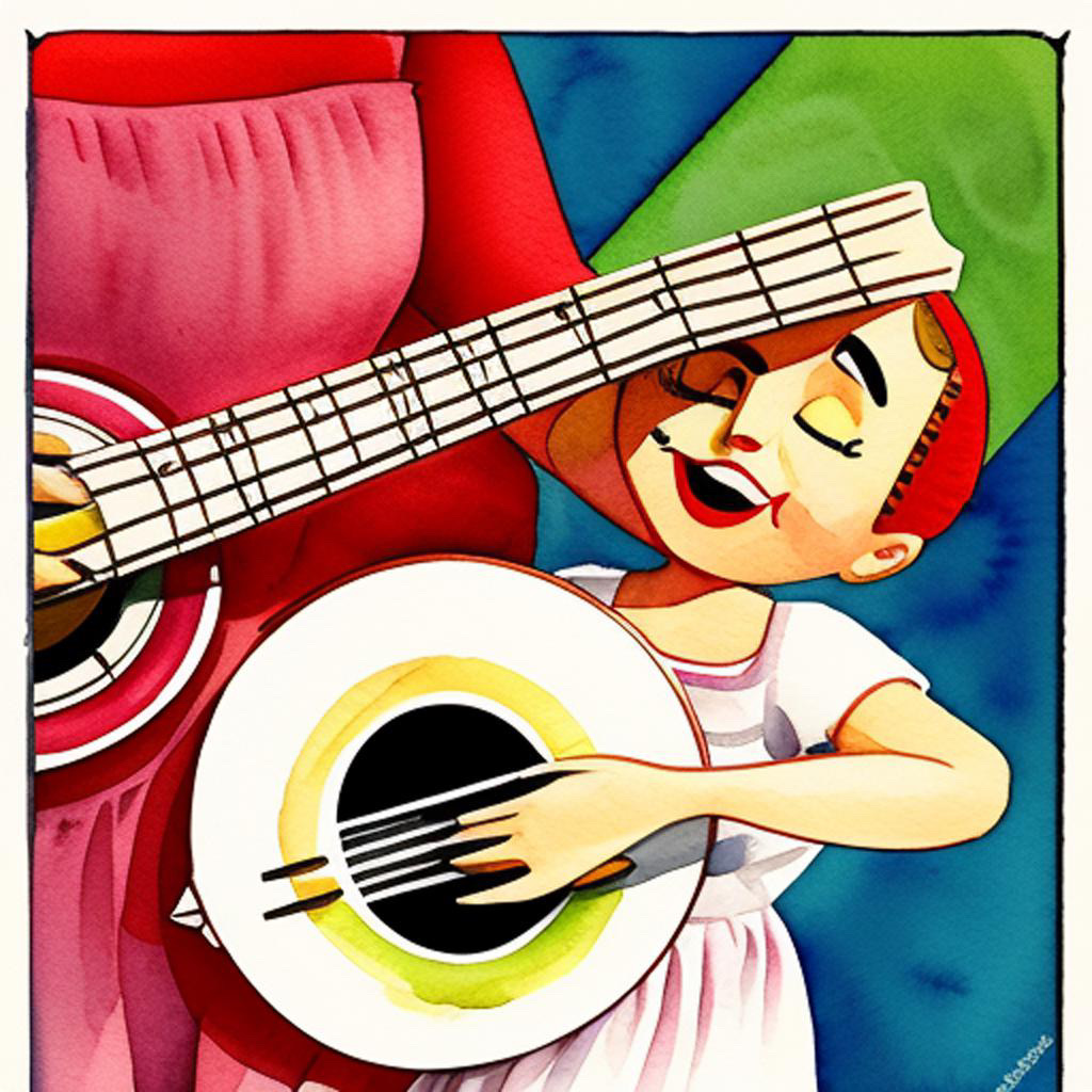 Fun little musical rhyme inspired by the twangy rhythm of the mandolin and banjo