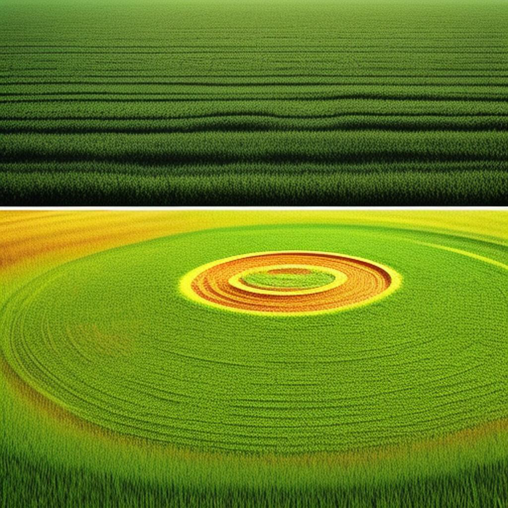 What are crop circles. Geometric patterns, man-made in complex formations with some exceptions.