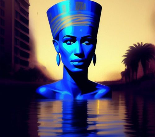 Lapis lazuli, the color of the nile