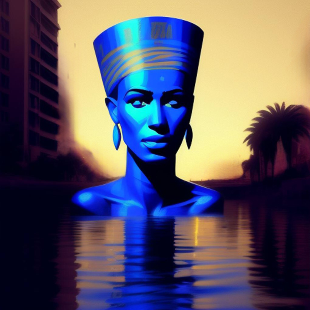 Lapis lazuli, the color of the nile, a mesmerizing blue hue. Symbol of divinity and immortality.