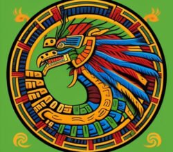 The Feathered Serpent of Aztec Mythology