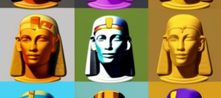 What were the typical colors of ancient egypt