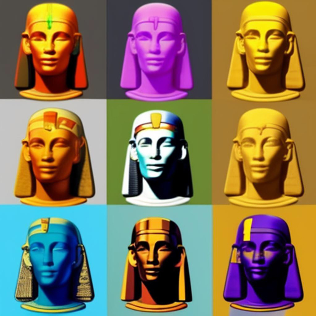 What were the typical colors of ancient egypt. Ochre, lapis Lazuli, malachite, hematite, yellow, gold, black, white, brown, gray, pink, turquoise