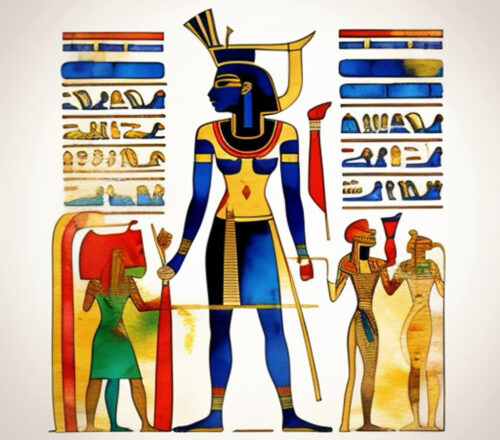 Prominent colors in ancient Egypt and their meanings