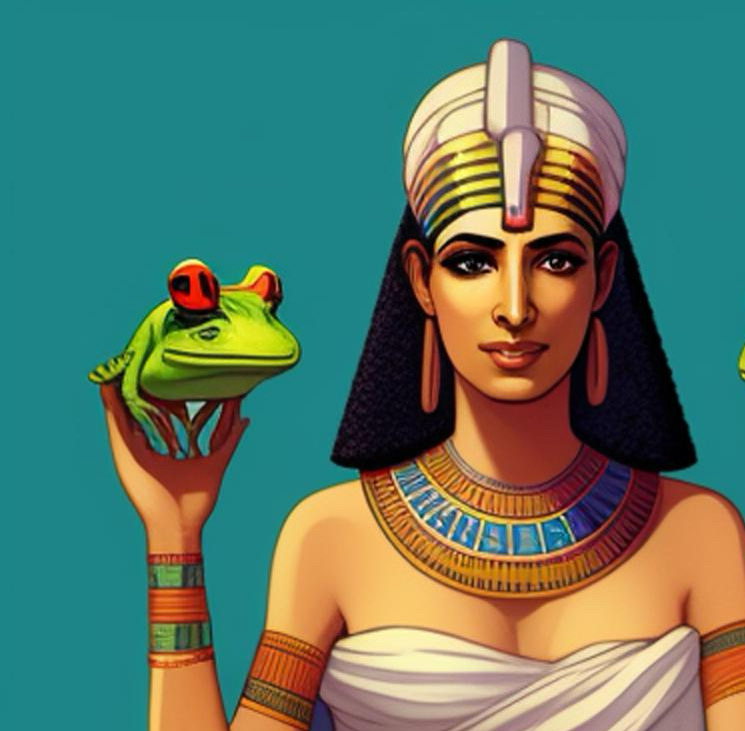 Heket and the frog, Symbols of Fertility, Transformation, and Divine Guidance in Ancient Egypt