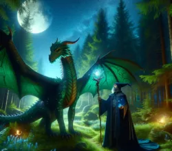 Unity of wizard  and dragon
