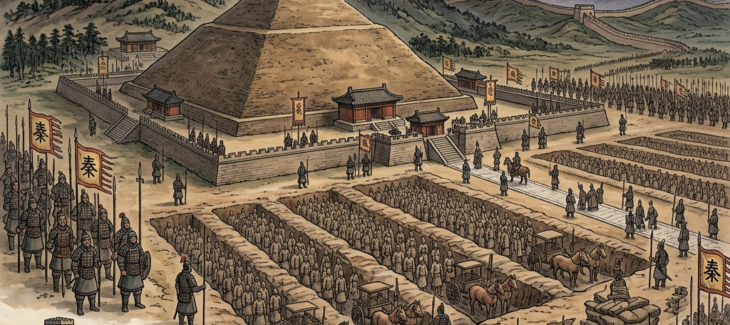 The tomb of the first chinese emperor